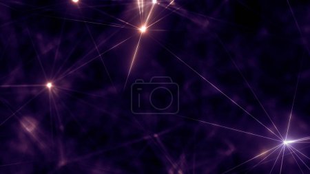 Photo for Abstract Background of Plexus Lines, Polygon - Royalty Free Image