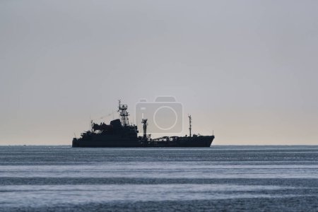 Photo for WARSHIP - Navy tanker sails on a mission - Royalty Free Image
