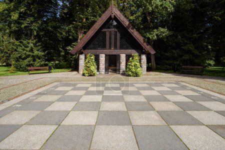 SANATORIUM - A pump room of healing waters and a chessboard