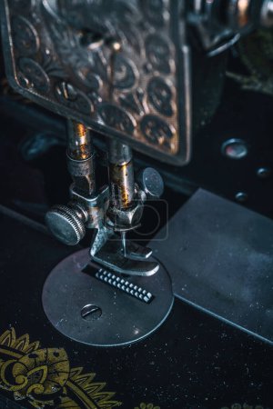 SEWING MACHINE - Fragment of an old manual device
