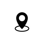 Maps and pin icon. location sign and symbol. geo locate, pointer icon.