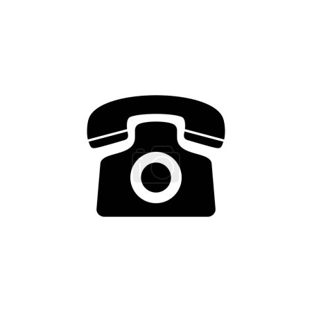 Telephone icon. phone sign and symbol