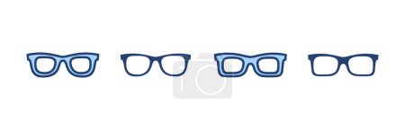 Ilustración de Icono de gafas vector. Signo y símbolo de gafas - Imagen libre de derechos