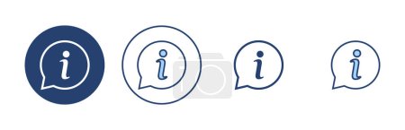 Information sign icon vector. about us sign and symbol. question mark icon