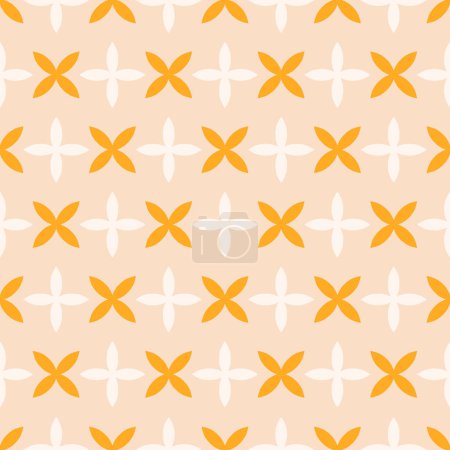 Illustration for Simple repetitive pattern with classical geometrical elements. Seamless elegant texture for home decor, textile, paper and surface design. Decorative background - Royalty Free Image