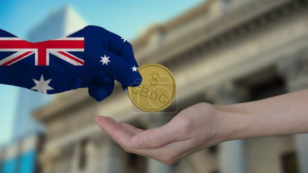 Photo for CBDC Australia starts the Central Bank Digital Currency project, the digital Australian Dollar is coming - Royalty Free Image
