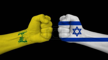 Photo for Israel against Hezbollah, the Israel-Hezbollah war Israel aims to destroy Hezbollah - Royalty Free Image