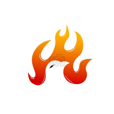 Téléchargez les photos : Logo tête d'oiseau de feu - en image libre de droit