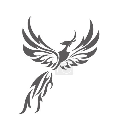 Téléchargez les photos : Phoenix oiseau vol art design - en image libre de droit