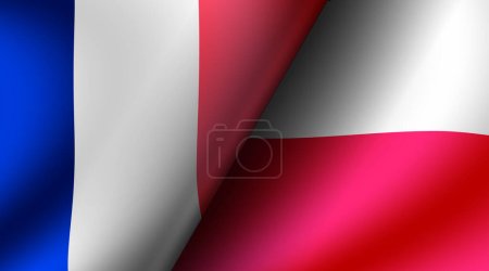 Photo for Football 2022 | Knockout Round Match Cards  ( France VS Poland ) - Royalty Free Image