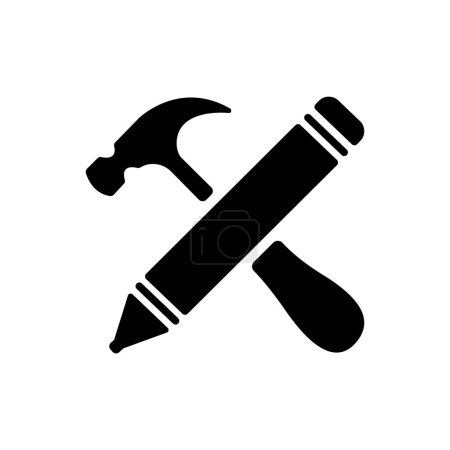 Compétence, illustration d'icône vectorielle de travail