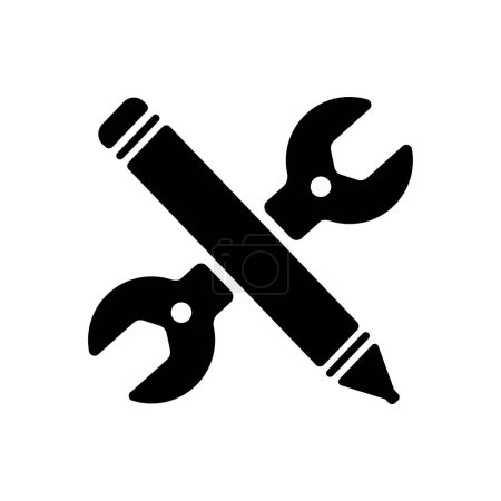Habilidad, ilustración del icono del vector de trabajo