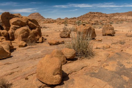 Photo for Granite rock formations at the Spitzkoppe in Namibia - Royalty Free Image