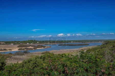 Téléchargez les photos : Vue sur la plage et le lagon de Melides, Alentejo, Portugal - en image libre de droit