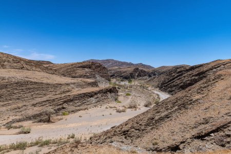 Téléchargez les photos : Vue depuis le col de Kuiseb dans la gorge de la rivière Kuiseb, Namibie - en image libre de droit