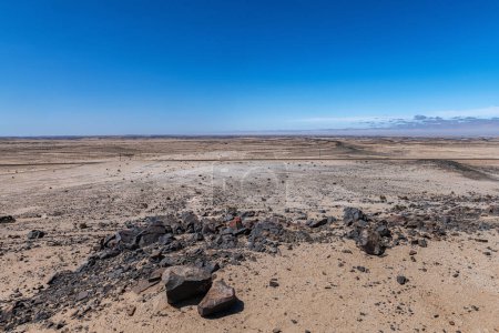 Photo for The impressive lunar landscape near Swakopmund, Namibia - Royalty Free Image