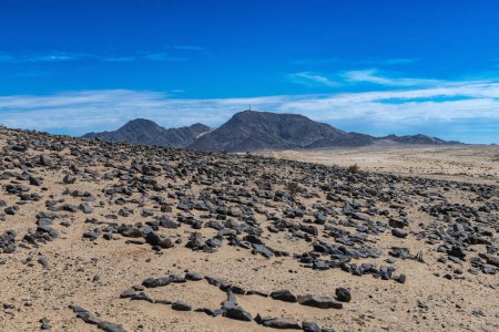 Téléchargez les photos : Le paysage lunaire impressionnant près de Swakopmund, Namibie - en image libre de droit