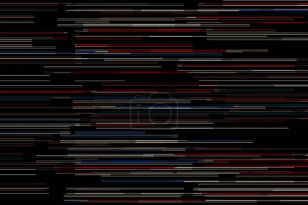 A pattern of multicolored screen display scan lines abstract backdrop