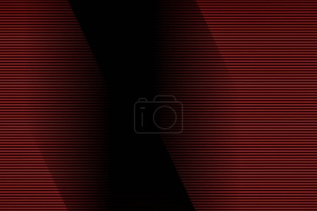 Pattern of red scan lines on a black background with shadow effect
