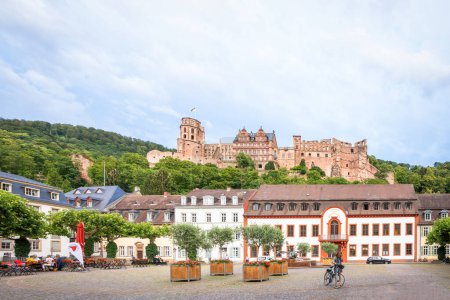 Téléchargez les photos : Célèbre vieille ville médiévale de Heidelberg, Heidelberg, Allemagne. - en image libre de droit