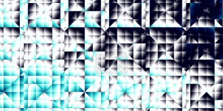 Photo for Abstract digital fractal pattern. Horizontal background for any design. Geometric shapes. - Royalty Free Image