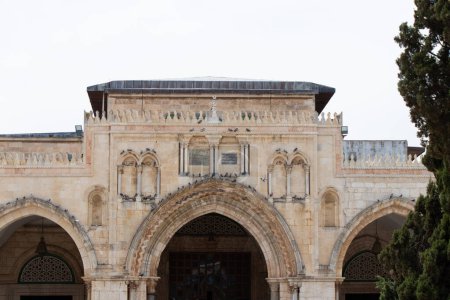 Téléchargez les photos : Architecture islamique traditionnelle. Mont du Temple, Jérusalem Israël - en image libre de droit