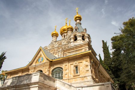 Téléchargez les photos : Église orthodoxe russe de Marie-Madeleine, Jérusalem, Israël - en image libre de droit