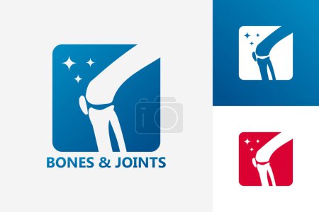 Illustration for Bones And Joints Logo Template Design Vector, Emblem, Design Concept, Creative Symbol, Icon - Royalty Free Image
