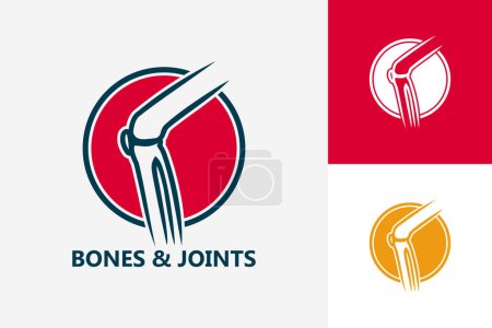 Illustration for Bones And Joints Logo Template Design Vector, Emblem, Design Concept, Creative Symbol, Icon - Royalty Free Image