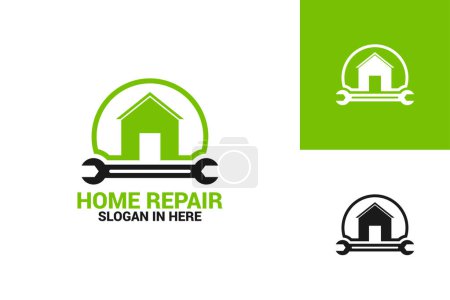 Illustration for Home logo template vector icon illustration design - Royalty Free Image
