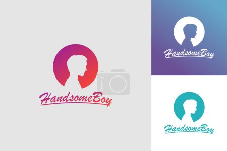 Illustration for Vector illustration of a woman with a logo of people - Royalty Free Image