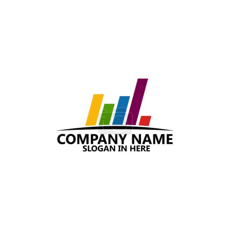 Ilustración de Logotipo de la empresa plantilla vector icono ilustración diseño - Imagen libre de derechos