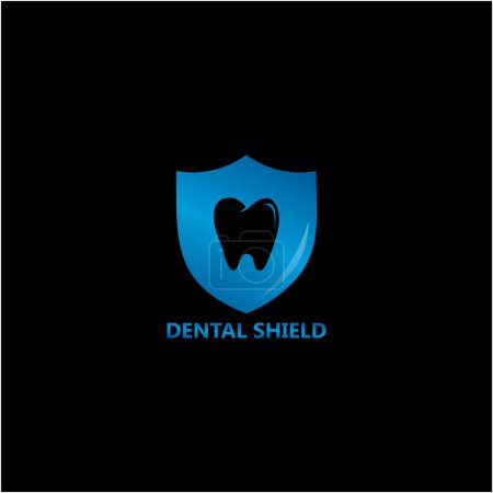 Téléchargez les illustrations : Soins dentaires modèle de logo icône vectorielle - en licence libre de droit