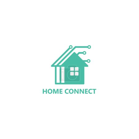 Ilustración de Casa logo diseño vector plantilla - Imagen libre de derechos