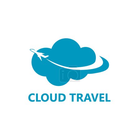 Ilustración de Nube logotipo plantilla vector icono ilustración diseño - Imagen libre de derechos