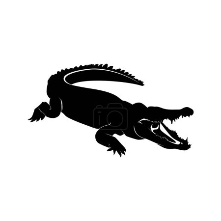 Illustration for Crocodile Logo Template Design Vector - Royalty Free Image
