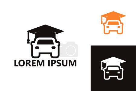 Téléchargez les illustrations : Modèle de logo d'étude de voiture vecteur de conception - en licence libre de droit