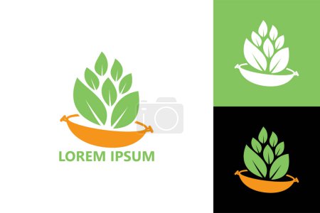 Illustration for Eco cooking logo template design vector - Royalty Free Image