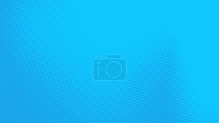Téléchargez les photos : Abstrait point demi-ton bleu motif de couleur dégradé texture fond. Utilisé pour le style de bande dessinée pop art graphique. - en image libre de droit