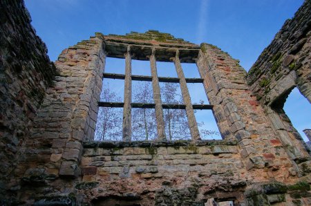 Foto de Antigua muralla del castillo en Ashby de la Zouch, Reino Unido - Imagen libre de derechos