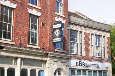Old town building in Burton upon Trent, UK