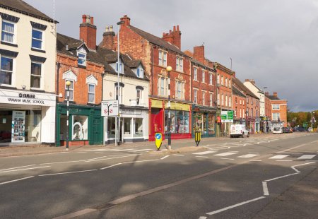 Téléchargez les photos : Scène de rue tranquille à Burton upon Trent, Royaume-Uni - en image libre de droit