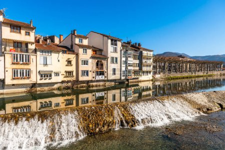 Photo for River Salat in Saint Girons, Ariege, Occitanie, France - Royalty Free Image