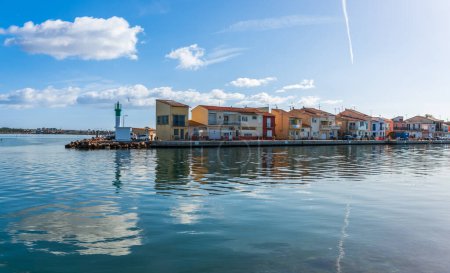 Photo for Pointe Courte district, in Sete in Occitanie, France - Royalty Free Image