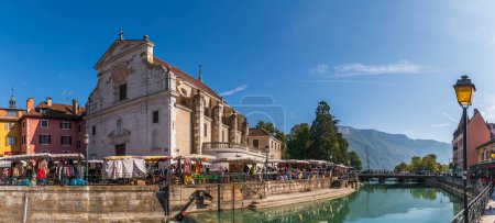 Photo for Saint Franois de Sales Church, in Annecy, Haute Savoie, France - Royalty Free Image