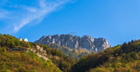 Photo for Mountains, the teeth of Lanfon above Annecy, in Haute Savoie, France - Royalty Free Image