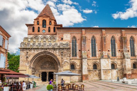 Téléchargez les photos : Abbaye Saint-Pierre de Moissac, Tarn et Garonne, Occitanie, France - en image libre de droit