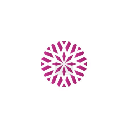 Foto de Redondo logotipo icono simple para textil - Imagen libre de derechos