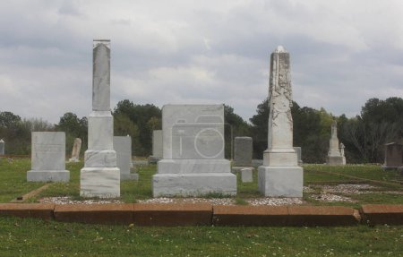 Foto de Troup TX - 11 de marzo de 2024: Cementerio histórico de Bradford ubicado en Troup Texas - Imagen libre de derechos
