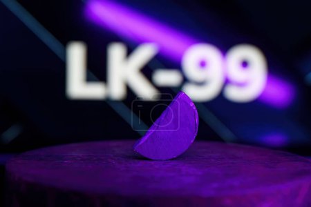 Photo for Seoul, South Korea - August 2, 2023: LK-99 room-temperature revolutionary superconductor. High quality photo - Royalty Free Image